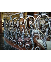 Wrought iron railings