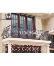 Wrought iron railings