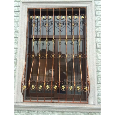 Wrought iron window